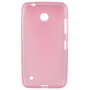 Handyhlle Transluzente TPU Tasche fr Nokia Lumia 630 / 635 Pink
