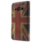 Handyh�lle Tasche f�r Handy Samsung Galaxy J1 Retro Fahne England / UK