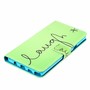 Handyh�lle Tasche f�r Handy Samsung Galaxy Note 5 Laugh / Lachen Gr�n