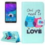 Handyh�lle Tasche f�r Handy Samsung Galaxy Note 5 Eulen Paar Verliebt