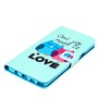 Handyh�lle Tasche f�r Handy Samsung Galaxy Note 5 Eulen Paar Verliebt