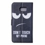  Handyh�lle Tasche f�r Case Handy Samsung Galaxy Note 5 Edge Dont Touch