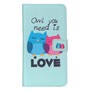 Handyh�lle Tasche f�r Handy Samsung Galaxy Note 5 Edge OWL you need is Love