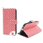 Handyh�lle Tasche f�r Handy Samsung Galaxy J5 Polka Dot Rot