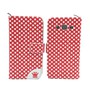 Handyh�lle Tasche f�r Handy Samsung Galaxy J5 Polka Dot Rot