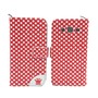 Handyh�lle Tasche f�r Handy Samsung Galaxy J5 Polka Dot Rot