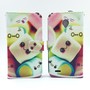 Handyh�lle Tasche f�r Handy Vodafone Smart Prime 6 Schriftzug Marshmallows