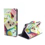 Handyhlle Tasche fr Handy Sony Xperia M4 Aqua Schriftzug Marshmallows