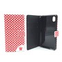 Handyhlle Tasche fr Handy Sony Xperia M4 Aqua Polka Dot Rot