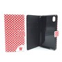Handyhlle Tasche fr Handy Sony Xperia M4 Aqua Polka Dot Rot