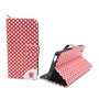 Handyh�lle Tasche f�r Handy ZTE Nubia Z9 Mini Polka Dot Rot
