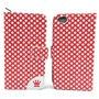 Handyh�lle Tasche f�r Handy ZTE Nubia Z9 Mini Polka Dot Rot