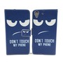 Dont Touch My Phone Handyh�lle Huawei Y6 Klapph�lle Wallet Case