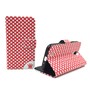 Handyh�lle Tasche f�r Handy Samsung Galaxy S4 Polka Dot Rot