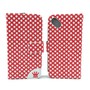 Handyh�lle Tasche f�r Handy Wiko Sunset 2 Polka Dot Rot