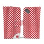 Handyh�lle Tasche f�r Handy Wiko Sunset 2 Polka Dot Rot