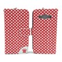 Handyh�lle Tasche f�r Handy Samsung Galaxy A3 Polka Dot Rot
