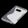 OTB TPU Case kompatibel zu Samsung Galaxy S6 Edge+ SM-G928F S-Curve transparent