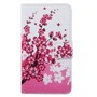 Handyh�lle Tasche f�r Handy Microsoft Lumia 850 Winterblume