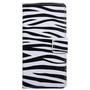 Handyh�lle Tasche f�r Handy Microsoft Lumia 850 Zebra Streifen