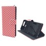 Handyh�lle Tasche f�r Handy Huawei P9 Polka Dot Rot