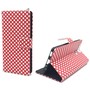 Handyh�lle Tasche f�r Handy Huawei P9 Polka Dot Rot