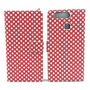 Handyh�lle Tasche f�r Handy Huawei P9 Polka Dot Rot