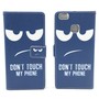 Dont Touch My Phone Handyh�lle Huawei P9 Lite Klapph�lle Wallet Case