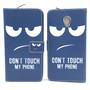 Handyh�lle Tasche f�r Handy ZTE Blade V7 Dont Touch my Phone