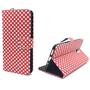 Handyh�lle Tasche f�r Handy ZTE Blade V7 Polka Dot Rot