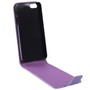  Handy Tasche Flip d�nn Carbon look f�r Case Handy iPhone SE Violett