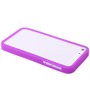 Schutzh�lle Silikon Bumper f�r Case Handy iPhone SE Lila
