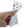 TPU Backcover H�lle gepunktet f�r Case Handy Apple iPhone SE Wei� mit bunten Punkten
