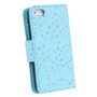 Schutzh�lle (Flip Quer) f�r Case Handy Apple iPhone SE Hellblau