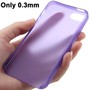Schutzh�lle Ultra D�nn 0,3mm f�r Case Handy Apple iPhone SE Lila Transparent