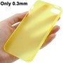 Schutzh�lle Ultra D�nn 0,3mm f�r Case Handy Apple iPhone SE Gelb Transparent