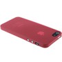 Schutzh�lle Ultra D�nn 0,3mm f�r Case Handy Apple iPhone SE Rot Transparent