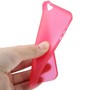 Schutzh�lle Ultra D�nn 0,3mm f�r Case Handy Apple iPhone SE Rot Transparent