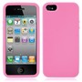 Schutzh�lle Silikon H�lle f�r Case Handy iPhone SE Rosa