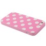TPU Backcover H�lle gepunktet f�r Case Handy Apple iPhone SE Rosa / Wei�