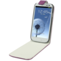  Handy Tasche Flip d�nn f�r Samsung Galaxy S3 i9300 / i9305 / S3 NEO i9301 Violett