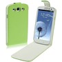 Handy Tasche Flip dnn fr Samsung Galaxy S3 i9300 / i9305 / S3 NEO i9301 Grn