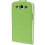 Handy Tasche Flip dnn fr Samsung Galaxy S3 i9300 / i9305 / S3 NEO i9301 Grn