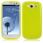 Schutzh�lle TPU Case f�r Handy Samsung I9300 Galaxy S3 leuchtgr�n