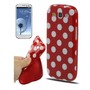 Schutzh�lle TPU Case f�r Case Handy Samsung I9300 Galaxy S3 Rot / Weiss