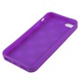 TPU Backcover H�lle gepunktet f�r Case Handy Apple iPhone 5 / 5s Violett / Wei�