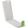 Handy Tasche Flip d�nn f�r Handy iPhone 5 / 5s Gr�n
