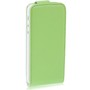 Handy Tasche Flip d�nn f�r Handy iPhone 5 / 5s Gr�n