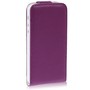Handy Tasche Flip d�nn f�r Handy iPhone 5 / 5s Lila