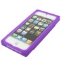 Silikon H�lle Retro Kassette f�r Handy iPhone 5 / 5s Lila